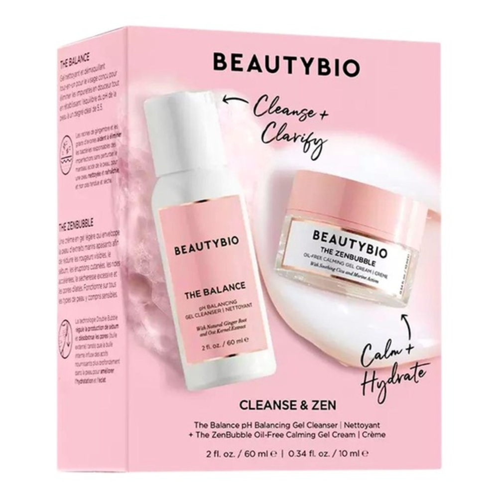 💧 BeautyBio Cleanse & Zen Bubble Set
